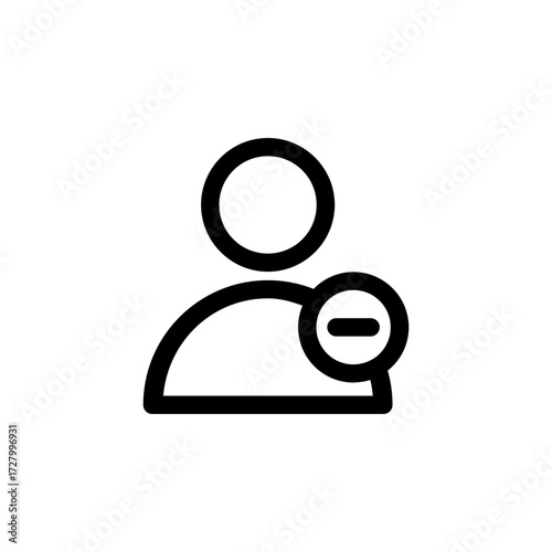 User Remove Icon for User Management and Deletion