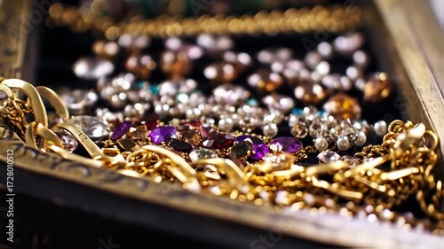 Close-up of assorted jewelry