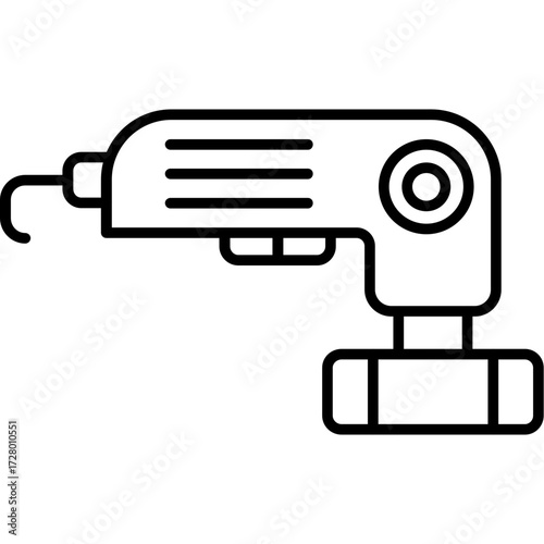 Floor polisher Outline Icon