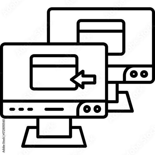 Remote Assistance Outline Icon