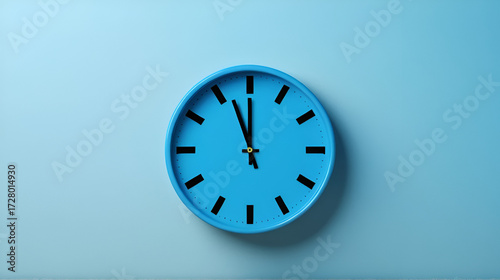 A conceptual image of Blue Monday designating the most depressing day of the year in January.