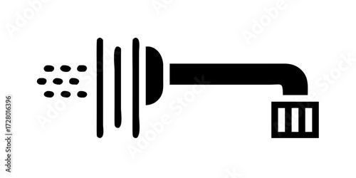 shower head icon sign vector