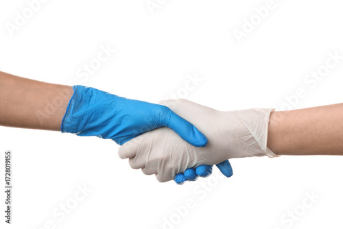 Female doctors in medical g...