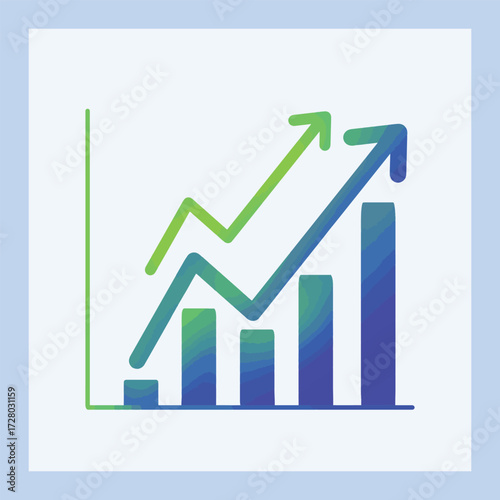 Free Download a traffic chart design growth vector - GFXLoad