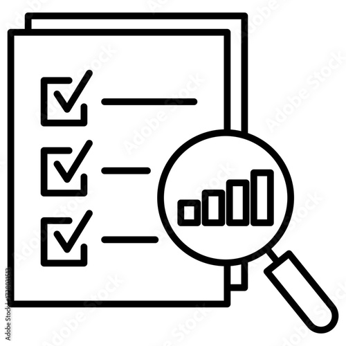 Business Review Outline Icon