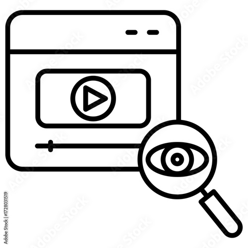 Review Record Outline Icon