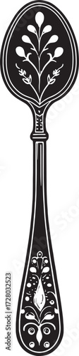  Antique Spoon Vector – Elegant Cutlery Icons 