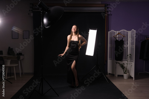 Beautiful young woman with ...