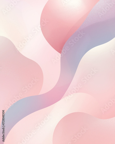Soft pastel abstract digital wallpaper 4K