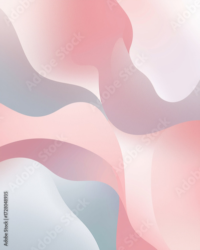 Soft pastel abstract digital wallpaper 4K