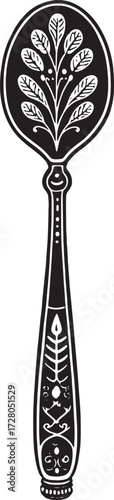  Antique Spoon Vector – Elegant Cutlery Icons 