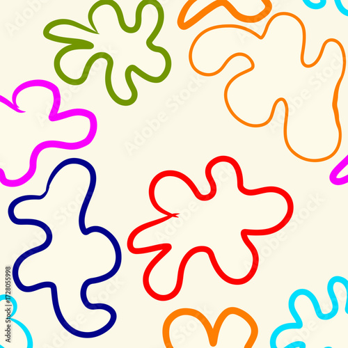 Abstract Flower background suitable for home decore and wallpaper purpose
