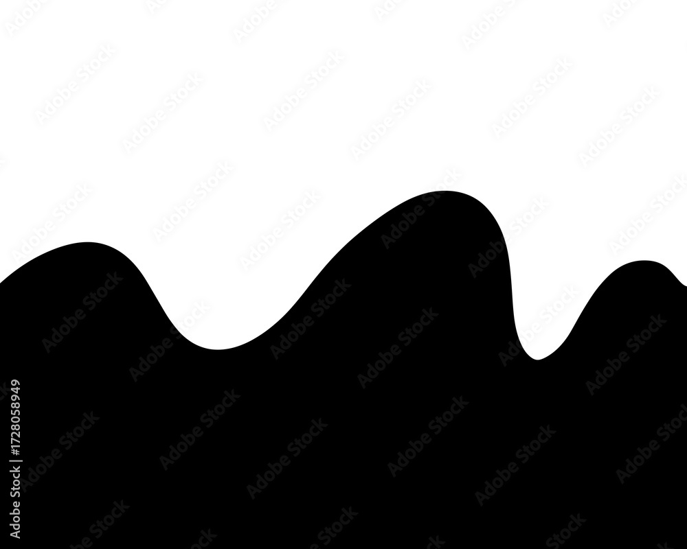 Obraz premium sea ​​wave background, black and white color, for presentation, wallpaper