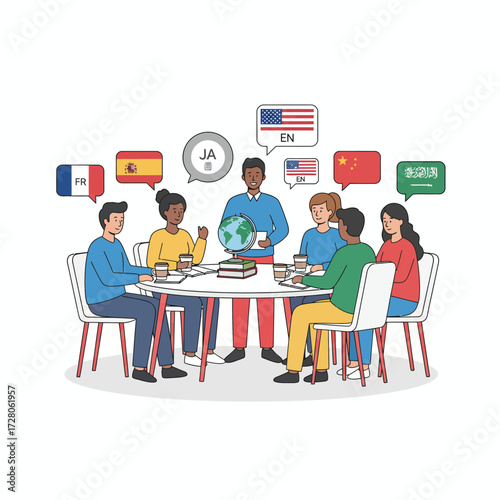Global Language Learning An Interactive Group Study Session