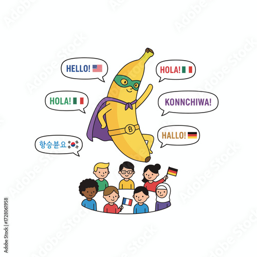 Super Banana Teaches Languages A Fun Multicultural Adventure