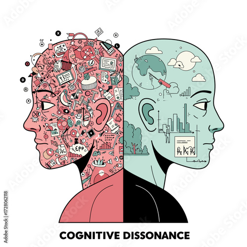 Cognitive Dissonance Two Faces of Conflicting Beliefs