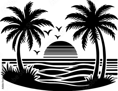 palm tree silhouette