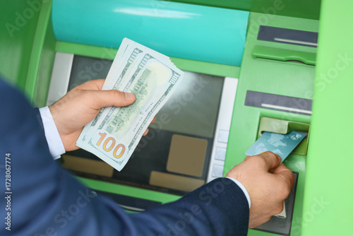 Young businessman with cred...