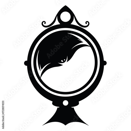 a-looking-glass-logo-silhouette-vector-design .eps