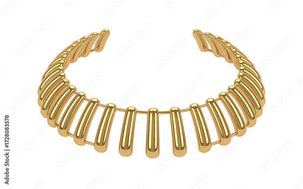 Obraz premium Necklace isolated on white isolated on transparent background