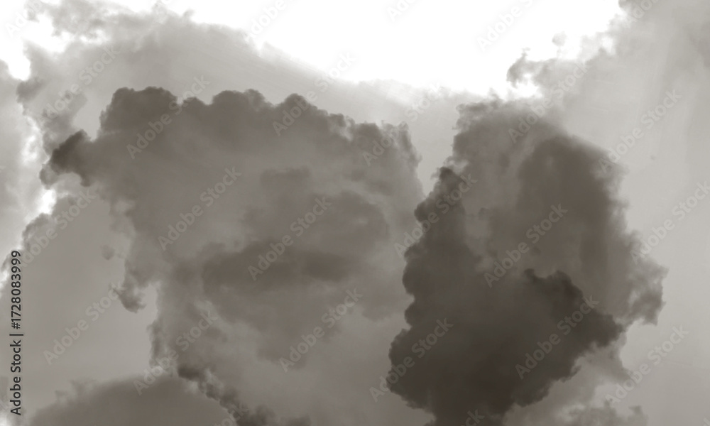 Obraz premium Soft Misty Gray Watercolor Texture
