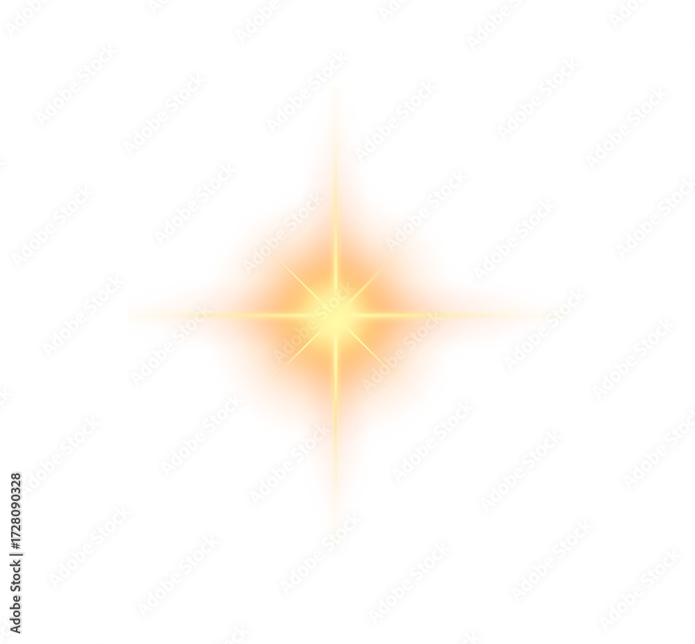 Obraz premium golden shining sparkles png 