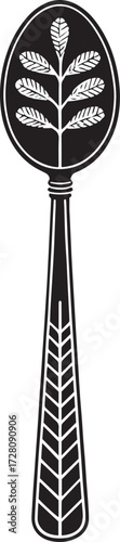 Antique Spoon Vector– Elegant Cutlery Icon