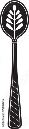 Antique Spoon Vector– Elegant Cutlery Icon