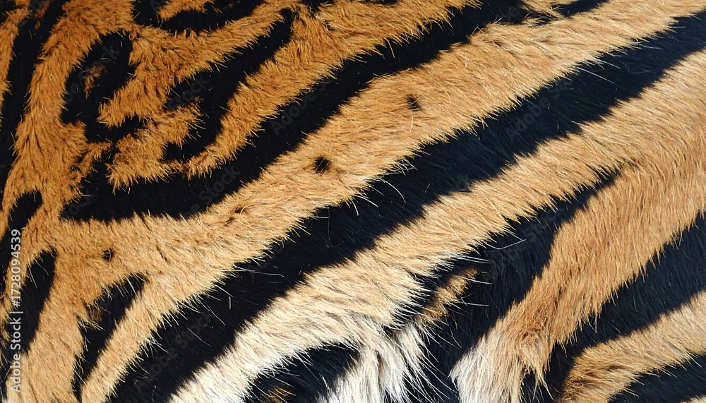 Fototapeta premium Close-up tiger fur texture