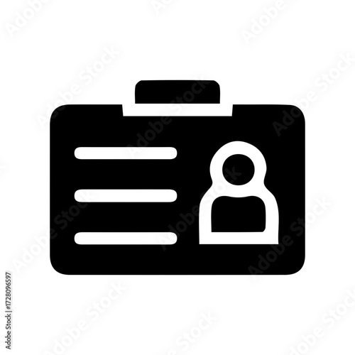Identification Card Icon