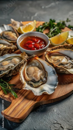 Close-up view of oyster on white background