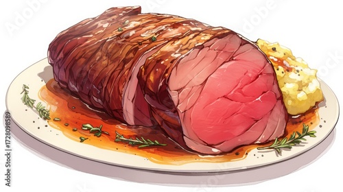 Roast beef dish