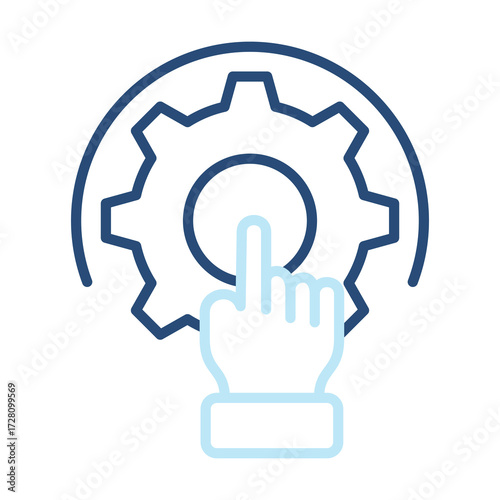 Simplicity Icon Color Outline Style. Vector Illustration Design