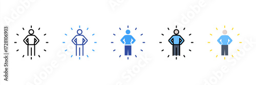 Confidence Multi Style Icon Set