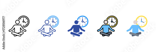 Patience Multi Style Icon Set