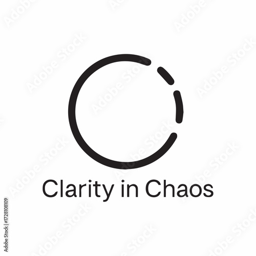 Find Your Focus Simple Circle Visual Represents Goals Achievement