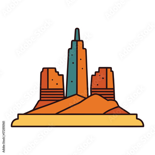 Monument Valley dazzles with iconic red sandstone mesas and buttes, endless desert vistas, and a timeless, awe-inspiring Southwestern landscape.

