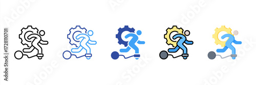 Perseverance Multi Style Icon Set