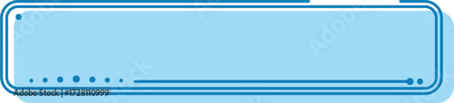 Blue Rectangle Frame Banner