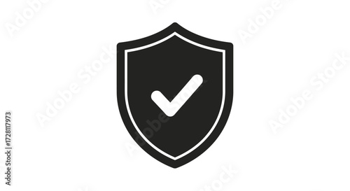 Robust Protection Validated: Shield Icon Symbolizing Security and Compliance Assurance Graphic