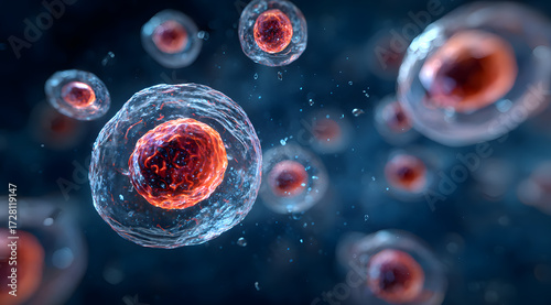 Floating cell population