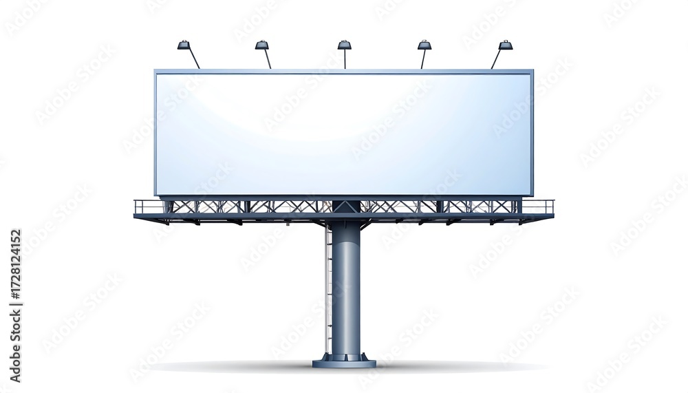 Obraz premium Blank billboard illustration (1)