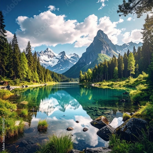 travel destination landscape, tourism concept imagery, natural 