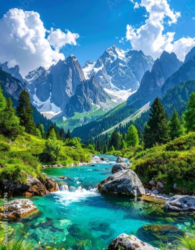 travel destination landscape, tourism concept imagery, natural 