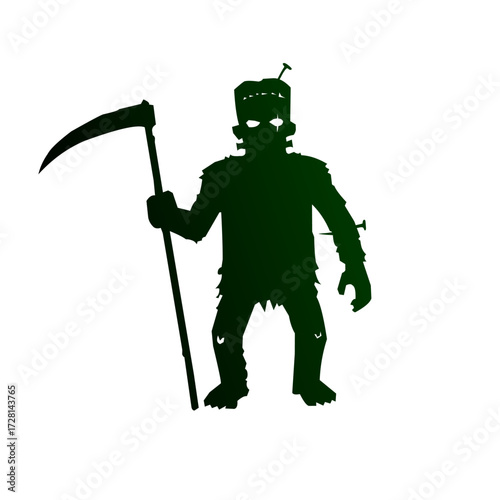 Halloween Monster Silhouette