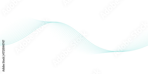 Premium abstract background design with wave line pattern texture in luxury pastel color.
