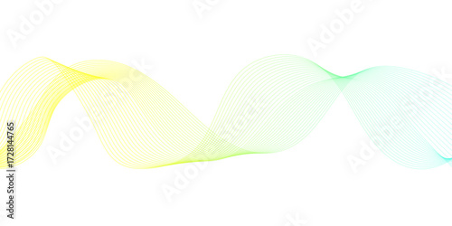 Premium abstract background design with wave line pattern texture in luxury pastel color.

