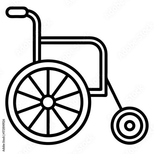 wheelchair vector illustration