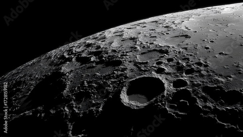 Explore a stunning high-resolution image of the moon’s surface, showcasing detailed craters, textures, and lunar landscape. Perfect for astronomy, science, and educational use.