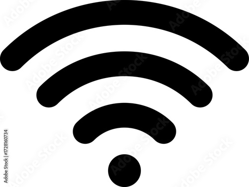 Simple black Wi-Fi
